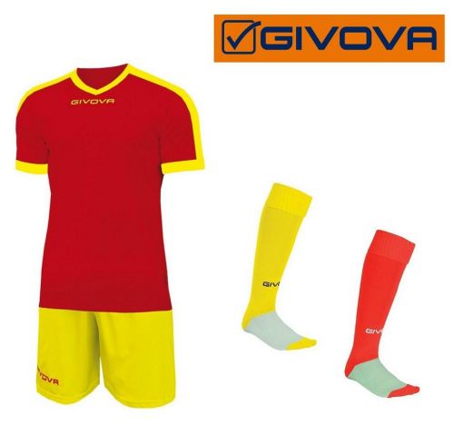 Givova Trikot Revolution rot-gelb